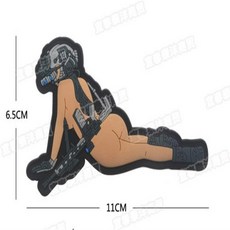 탑팀/PVC 야간 전술 패치 벨크로패치 밀리터리