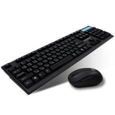 W570 스카이디지탈 키보드마우스 블랙 무선 NKEYBOARD 키보드마우스세트 무선마우스, 단일색상, 단일옵션