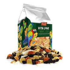 앵무새 간식 비타폴 비타라인 과일 후르츠 200g 먹이 보충 용품