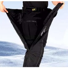 바이크 탈착 바지 오토바이 라이딩 작업복 야외 패딩 기모 팬츠, 2XL