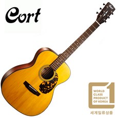 Cort L300V NAT / 콜트 OM 바디 통기타 / 탑백솔리드
