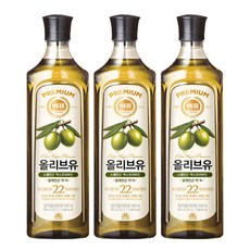  해표 압착 올리브유 900ml 3개  상품 이미지