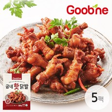 굽네 핫닭발 (튜립 불닭발) 350g*5팩 LA73, 5팩, 350g