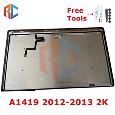새로운 2K A1419 LCD 어셈블리 2012 2013 LM270WQ1 SD F1 IMAC 27 A1419 2K LCD 화면 디스플레이 LM270WQ1 SD F1, 협력사, 98 화