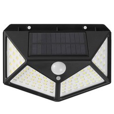 현관센서등 복도 led조명태양 100 LED 모션 센서 벽 빛 거리 산책로 조명 램프 정원 대 한 방수 된, 1개