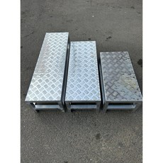 알루미늄 체크판 작업발판 계단 주문제작 1단, 300x800(mm) (높이 250mm),