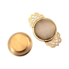 찻잎 채반 잎 미세 메쉬 필터 변형 도구 액세서리, Gold, 1개