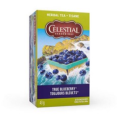 Celestial Seasonings 트루 블루베리 허브티 20개입(6팩) Celestial Seasonings True Blueberry Herbal Tea 20 Count