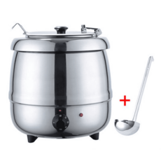 호텔 조식 뷔페 보온 국통 부페 스프통, 10L스틸 + 100ml 국자, 1개