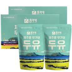 총각네 제주콩 무가당 두유, 190ml, 180개