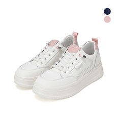 바바라 세븐플로어 소가죽 탭 여성스니커즈 4cm SFH163