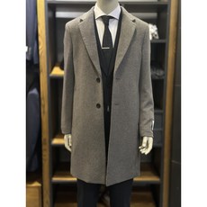 지오지아 24FW 캐시미어혼방 체스터 코트 ABE4CG1101멜란지베이지MBE