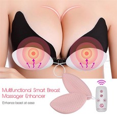 가슴마사지기 맛사지 기계 무선 3D 스마트 비스트 마사지기 유방 확대 건강 관리 미용 진동 강화제 더 큰 무릎 프레스 해머 장치, 1개