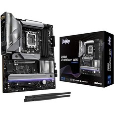 ASRock 인텔 코어 울트라 Z890 라이브믹서 WiFi 7 DDR5 9066MHz ATX 마더보드 LGA1851 RL-ILM M.2 썬더볼트 SATA3 6.0 Gb/s PCI, Z890 LiveMixer 미국직구