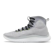 언더아.머 UnderArmour Curry 4 Flotro 미끄럼 방지 내마모 중방 실전 농구화 남녀 동일 그레이