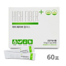 하이화이버플러스 차전자피 유산균 식이섬유 분말 혼합유산균 질경이씨앗 프락토올리고당 장청소 쾌변, 2개, 30포
