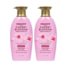 오가니스트 체리블라썸 수분영양 샴푸 500ml x 2, 단품