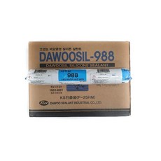 [다우실란트] 988 비오염성 소세지실리콘 1BOX(20EA), 회색, 20개