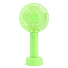 서큘레이터 핸드헬드 에어 미니 쿨러 전기 팬 캠핑용 충전식 에어컨 탁상용 휴대용 FAN 캠핑 소형 선풍기, Green, 1개