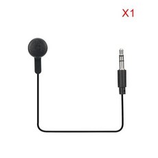Retekess 무선 투어 가이드 시스템용 일회용 이어폰 TT019 헤드폰 3.5mm 싱글 이어 T131 TT122 TT109 TT110 리시버, 1) X1