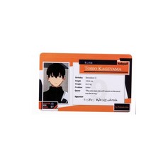 하이큐 학생증 신분증 굿즈 1 pcs haikyuu PVC 히나타 케이 츠키시마 쇼요 애니, KP12