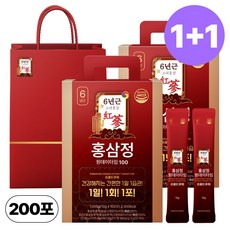 [1+1 한정특가] 홍삼정 6년근 하루한포 100회분 대용량