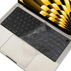 키보드 커버 스킨 맥북 에어 13인치 15인치 M4 칩 A3240 A3241 2025년 출시 터치 ID TPU 프로텍터 액세서리 미국/ANSI 레이아웃 (매트 TPU) 2084