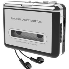 USB 워크맨 플레이어 변환기 오래된 카세트 테이프 MP3 형식 저장 Windows Linux OS용, 한개옵션0, 한개옵션0