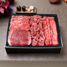 청담우 한우 1++등급 종합 선물세트 소고기 명절, 다담 세트 1.7kg, 1개