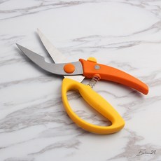 푸드 컷팅 주방 뼈가위 컬러 갈비 생선뼈 식가위 업소용, 1개