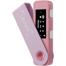 Ledger 나노X 콜드 월렛 블루투스 암호화폐 지갑 USB NFT 비트코인, C.파스텔 핑크, 1개