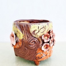 행복한꽃그릇다육이화분