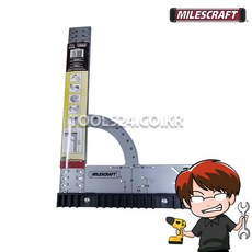 공구왕황부장 마일즈크라프트 다용도 가이드 목공자 직각자 MC-Square300 리모델링 인테리어 목공 DIY 공예 측정 마킹도구, 단품