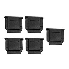 5PCS ZV1M2 ZV1F/E10 A6000 A7M4/A7M3 A7RM4 디지털 카메라 먼지 및 스크래치 보호 용 5PCS 핫 슈 커버 캡, 검은색