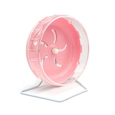 바이오라이프 햄스터 무소음 쳇바퀴 핑크 20cm (대형), 1개