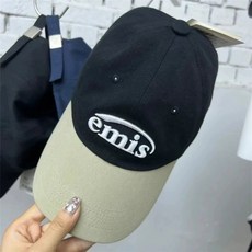 이미스 에미스 EMIS 스타일 투톤모자 코튼 볼캡