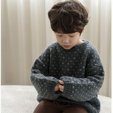 드마르비 고잔점 키) 자가드 SW 부드러운 니트 티 DM073SW127NV