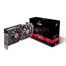 그래픽 카드 XFX 라데온 RX 580 GTS XXX 에디션 1386MHz OC 8GB GDDR5 VR 준비 듀얼 바이오스 3xDP HDMI DVI AMD 그래픽 카드 580P8D