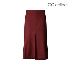 [CC콜렉트] 언발란스 헴 스커트 E204MSD132_RD