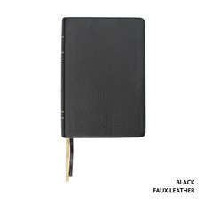(영문도서) Legacy Standard Bible Large Print Wide Margin Paste-Down Black Faux Leather Imitation Leather, Steadfast Bibles, English, 9781636641546