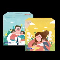 화이트 클린 프리미엄 각티슈 미용티슈 70매x80개, 없음, 80개