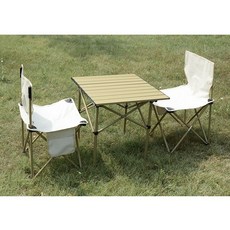 매이노 초경량 캠핑 테이블 세트 2인용, 2인테이블세트(4인사용가능큰싸이즈), 혼합색상
