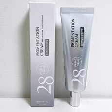 퓨어턴28 착색크림 미백 화이트닝 크림 50ml 겨드랑이 Y존 목 팔꿈치 무릎 톤업 색소 침착 전용 크림