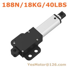 수중모터 수중펌프 신형 선형 액추에이터 DC 188N 포스 24V 25mm-236, 8.12V 5MM S 188N 25mm stroke