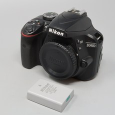 니콘 D3400 24.2MP 디지털 SLR DSLR 카메라(본체만) -- 8K 클릭! - 니콘dslr카메라