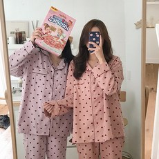 [쥬니쥬] 하트베리 피치기모 파자마 (3color 2size)