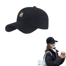 케이엠 모노톤 볼캡 야구모자 그래픽 패션모자 남녀공용
