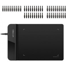 XP-Pen G430S OSU 태블릿 울트라틴 그래픽 태블릿 &amp; 50X 교체용 펜 니브, 단일옵션