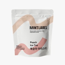 민트라벨 복숭아 아이스티 파우더 /셀플러스, 12개, 1개입, 1kg