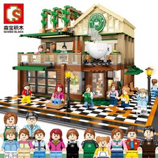 해외 레고 삼보 블록 카페 캐주얼 블록 모형-84869, 05.M기스낵바/무등명 601021, 단일옵션